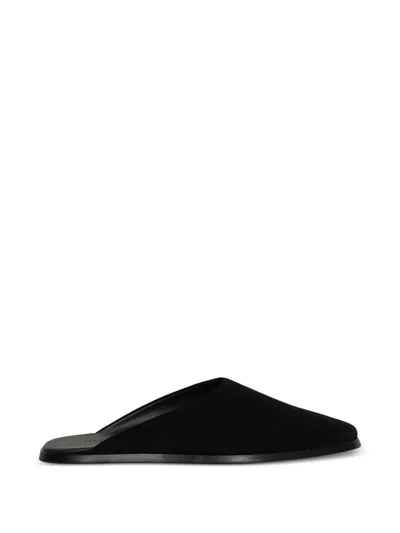 Fear Of God Flat Slippers In Black
