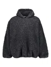 Fear Of God Polar Fleece Hoodie In Black