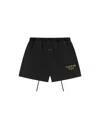 Fear Of God Fleece Soccer Shorts In Black