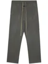 Fear Of God Fleece Track Pants In Green