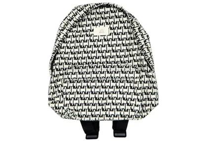Pre-owned Fear Of God Fog Essentials Printed Backpack In Black/white