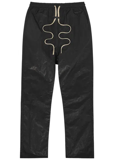 Fear Of God Forum Coated Shell Sweatpants In Black