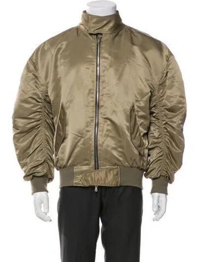 Pre-owned Fear Of God Fourth Collection Bomber Jacket In Neutral
