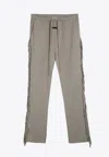 Fear Of God Paris Sky Fringed Jogging Trousers In Gray