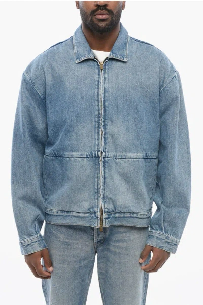 FEAR OF GOD FRONT ZIPPED DENIM JACKET