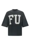 Fear Of God Mens Black Fu Educate Relaxed-fit Cotton-jersey T-shirt In Blue