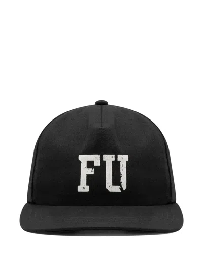 FEAR OF GOD FU LOGO-PLAQUE BASEBALL CAP