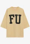 Fear Of God Yellow Oversized Fu T-shirt Men In Yellow