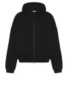 Fear Of God Hooded Drop Shoulder Sweater In Black