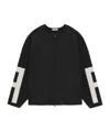 Fear Of God Merino Wool Full Zip Sweater In Black