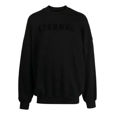 Fear Of God Fw22 Eternal Fleece Crewneck 'black'
