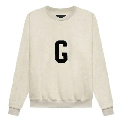 Fear Of God G Crewneck Sweatshirt 'cream Heather' In Neutral