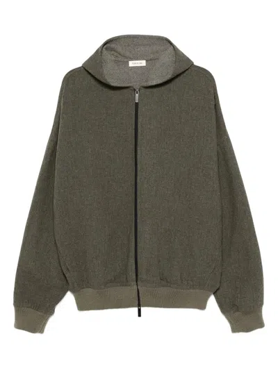 Fear Of God Giacca Con Zip Uomo Verde Militare – Fg25fw32-337hdw In Green