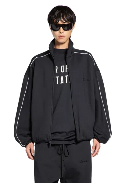 Fear Of God Giacca Da Pista Moderna Con Bordature In Black