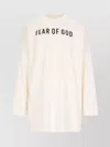 Fear Of God Graphic Print Crew Neck Long Sleeves In Pink