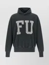 Fear Of God Qualified Printed Cotton-jersey Hoodie In Black