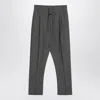Fear Of God Gray Cotton And Wool Trousers