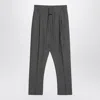 Fear Of God Gray Cotton And Wool Trousers