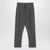 Fear Of God Gray Cotton And Wool Trousers