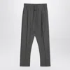 Fear Of God Gray Cotton And Wool Trousers