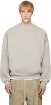 Fear Of God Eternal Crewneck In Gray