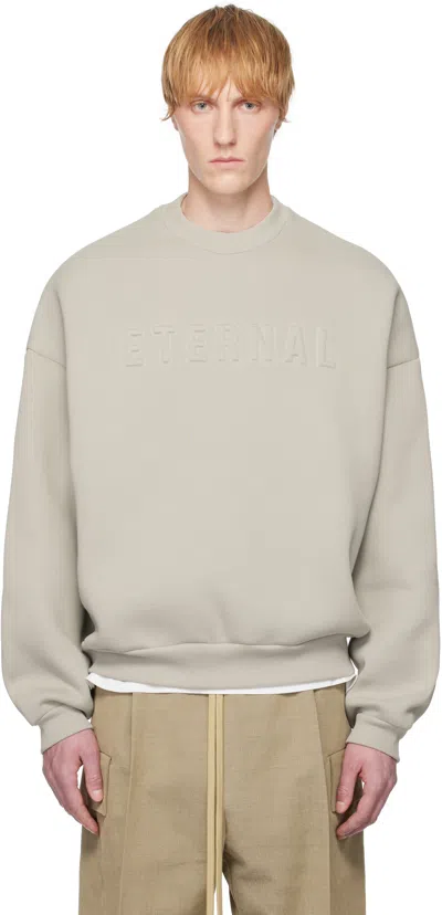 FEAR OF GOD GRAY 'ETERNAL' SWEATSHIRT