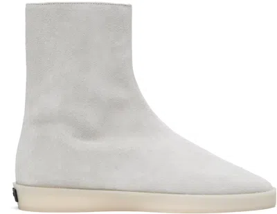 Fear Of God Gray Suede Mule Hi Boots In Dove Grey
