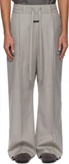 Fear Of God Gray Wide Leg Cargo Pants In Gray