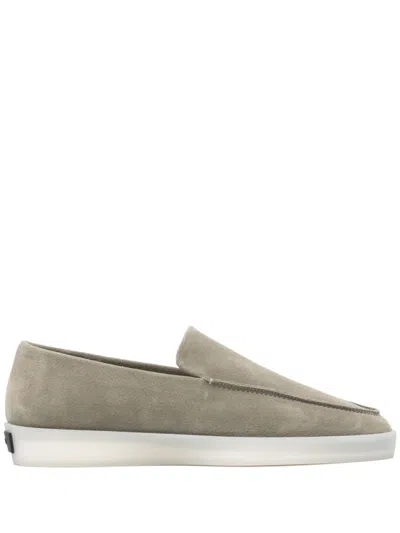 FEAR OF GOD GREEN SUEDE LOAFERS