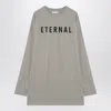 Fear Of God Ribbed Crew Neck Graphic Print T-shirt