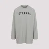 Fear Of God Dove Grey Cotton Eternal Long Sleeve Tee In Grey