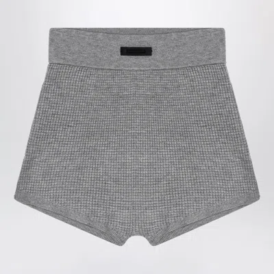 Fear Of God Grey Honeycomb Short In Gray