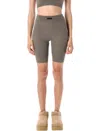 Fear Of God Knit Biker Shorts With Ribbed Texture In Gray
