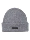Fear Of God Beanie Cashmere Wool Folded Cuff In Grey