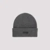 Fear Of God Logo Cashmere Beanie In Grey