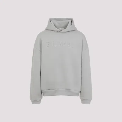 FEAR OF GOD GREY LOGO HOODIE