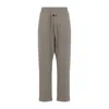 Fear Of God Grey Relaxed-fit Trousers With Drawstring Waist In Grey