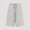 Fear Of God Grey Relaxed Logo Shorts In Gray