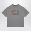 Fear Of God Grey T-shirt With Logo