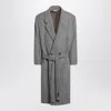 Fear Of God Grey Wool Double-breasted Coat Men In Grey