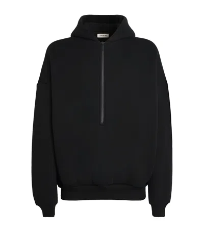 Fear Of God Half-zip Athletic Hoodie In Black