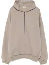 Fear Of God Mens Dropped-shoulders Two-slip-pockets Cotton And Cashmere Hoody Dusty Beige In Neutrals