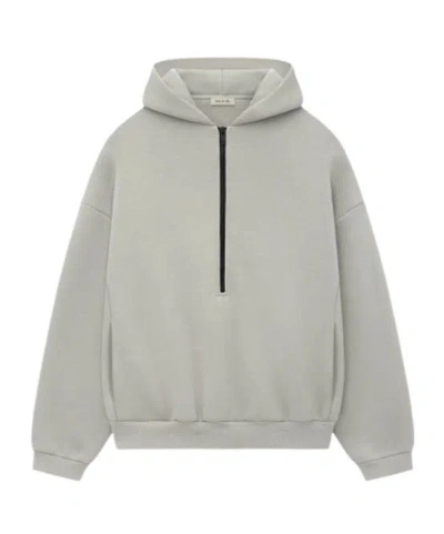 Fear Of God Half-zipped Hoodie In Green