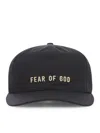 Fear Of God Six-panel Cap With Curved Peak