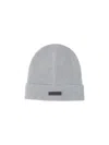 Fear Of God Knitted Hat With Logo In Gray