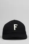 Fear Of God Felted F Baseball Cap In Black