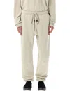 Fear Of God Heather Stone Vintage Sweatpants With Adjustable Waist And Side Pockets In Neutral