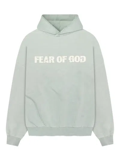 Fear Of God "heaven" Hoodie Clothing In Green