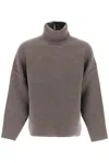 Fear Of God High Neck Drop Shoulder Jumper In Multi