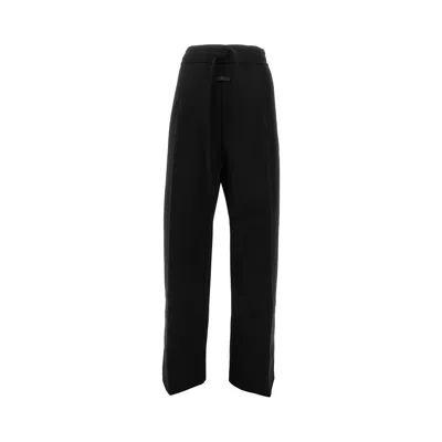 Fear Of God Heavy Twill Wide Leg Pants In Black